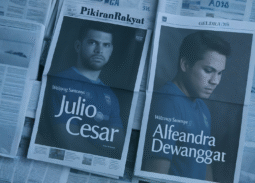 Julio Cesar dan Dewangga versi AI